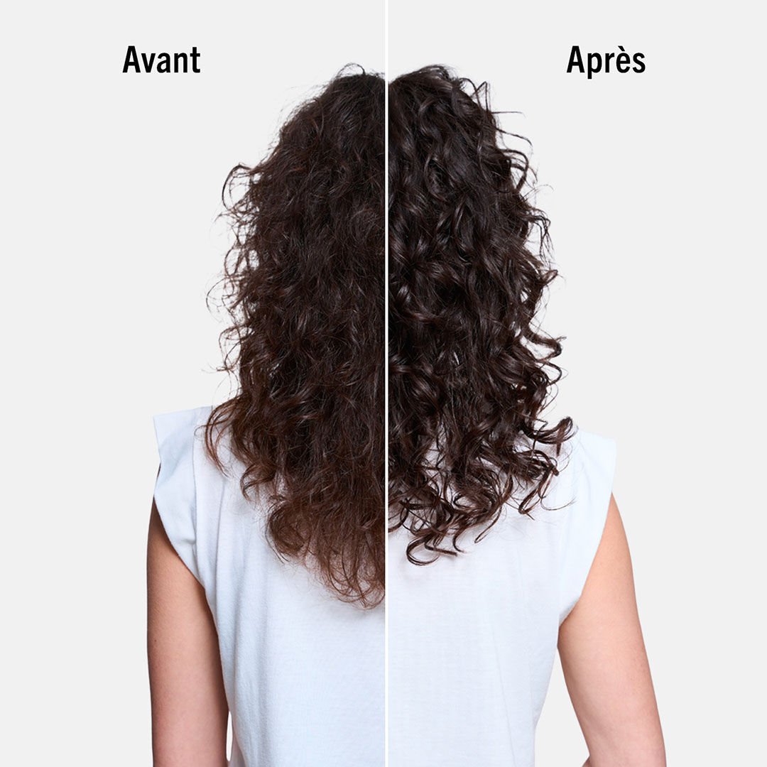 Avant/après avoir restauré l'hydratation de la chevelure avec Moisture Kick